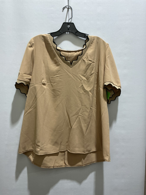 Vist Large View of Product Image Which is Used Shein Short Sleeve Top 1X-18