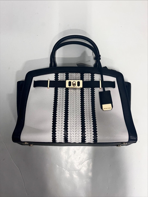 Vist Large View of Product Image Which is Used Michael Michael Kors Large Leather Handbag