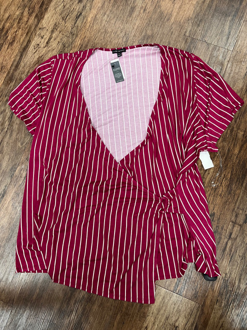 Vist Large View of Product Image Which is Used Lane Bryant Short Sleeve Top 6X-28/30