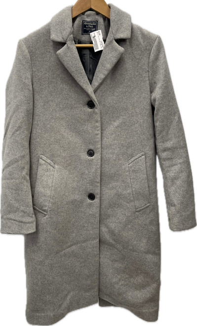 Vist Large View of Product Image Which is Used Abercrombie Long Heavy Coat XS-0/2
