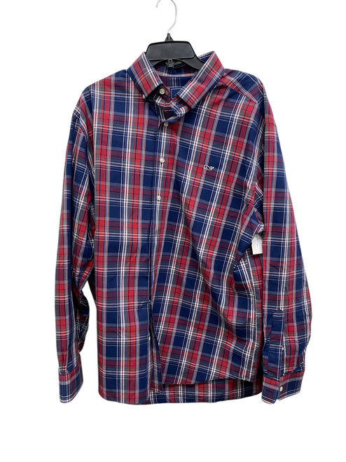 Vist Large View of Product Image Which is Used Vineyard Vines Mens Long Sleeve Top XL/17-17.5