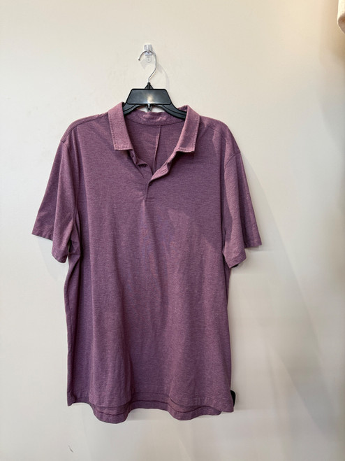 Vist Large View of Product Image Which is Used Lululemon Athletica Mens Short Sleeve Top L/16-16.5