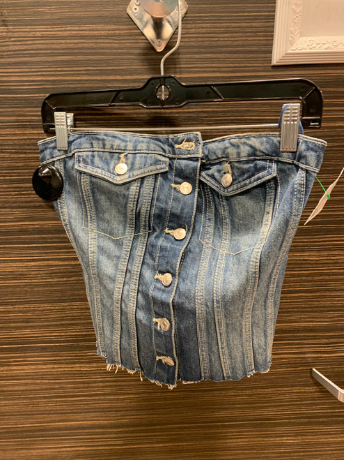 Vist Large View of Product Image Which is Used Zara Sleeveless Top L-12/14