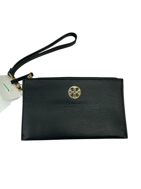 Vist Large View of Product Image Which is Used Tory Burch Leather Wristlet