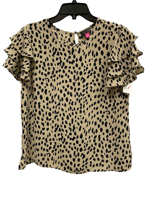 Vist Large View of Product Image Which is Used Vince Camuto Short Sleeve Top XS-0/2