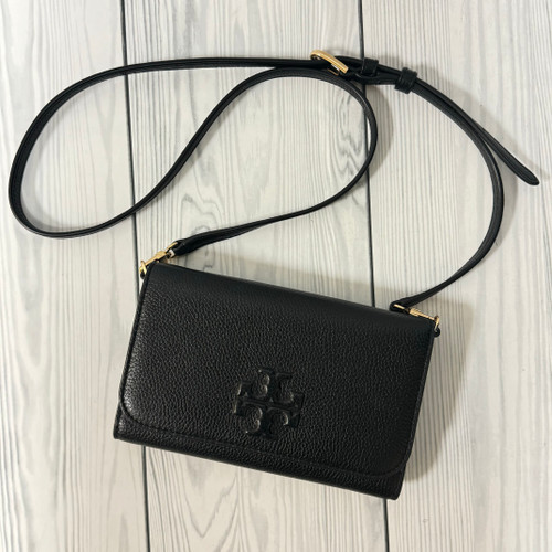 Vist Large View of Product Image Which is Used Tory Burch Small Leather Handbag