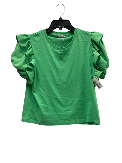 Vist Large View of Product Image Which is Used Zara Short Sleeve Top M-8/10