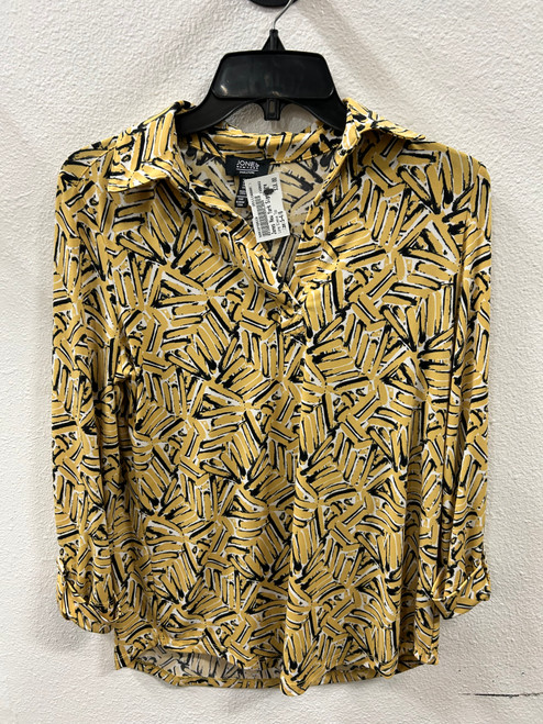 Vist Large View of Product Image Which is Used Jones New York Signature Long Sleeve Top S-4/6