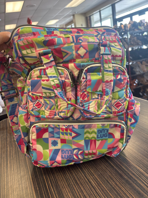 Vist Large View of Product Image Which is NWT Lug Xlarge Leather backpack