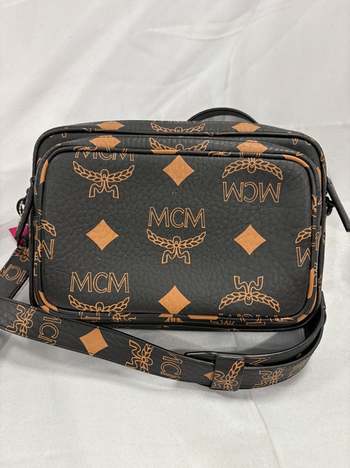 Vist Large View of Product Image Which is Used MCM Munchen Aren Crossbody Bag