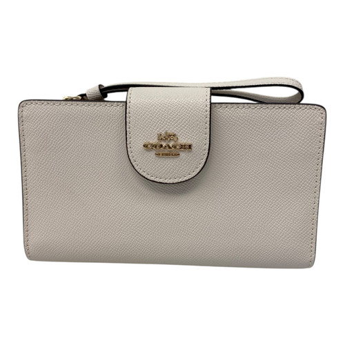 Vist Large View of Product Image Which is Used Coach Leather Wristlet