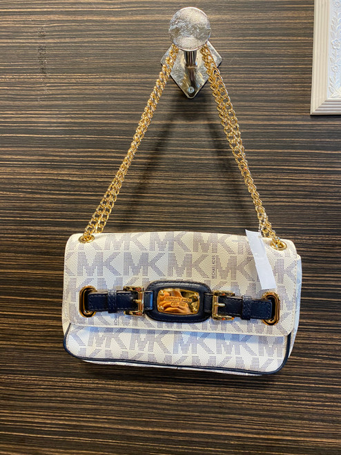 Vist Large View of Product Image Which is Used Michael Michael Kors Small Leather Handbag