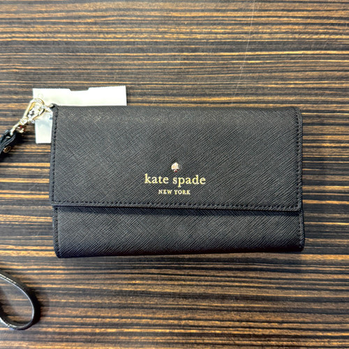 Vist Large View of Product Image Which is Used Kate Spade New York Leather Wristlet