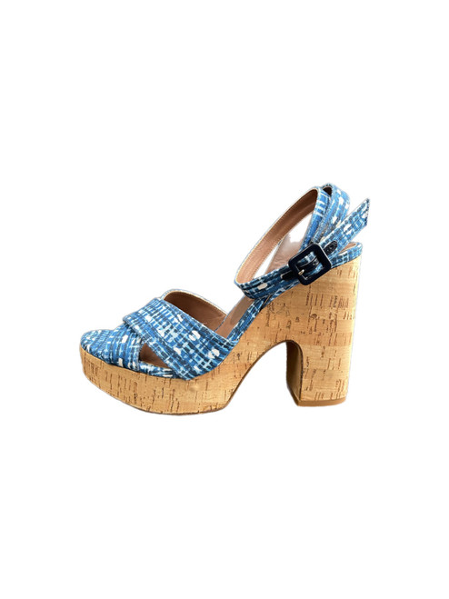 Vist Large View of Product Image Which is Used Tabitha Simmons Wedge Sandals 8.5