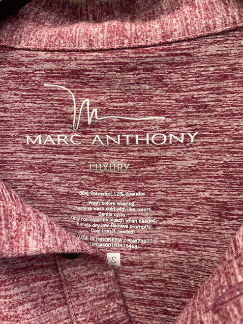 Vist Large View of Product Image Which is Used Marc Anthony Mens Short Sleeve Top S/14-14.5