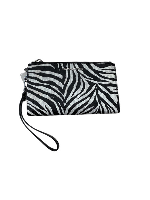 Vist Large View of Product Image Which is Used Michael Michael Kors Leather Wristlet