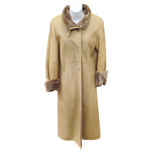 Vist Large View of Product Image Which is Used Danier Shearling Leather Jacket XXS