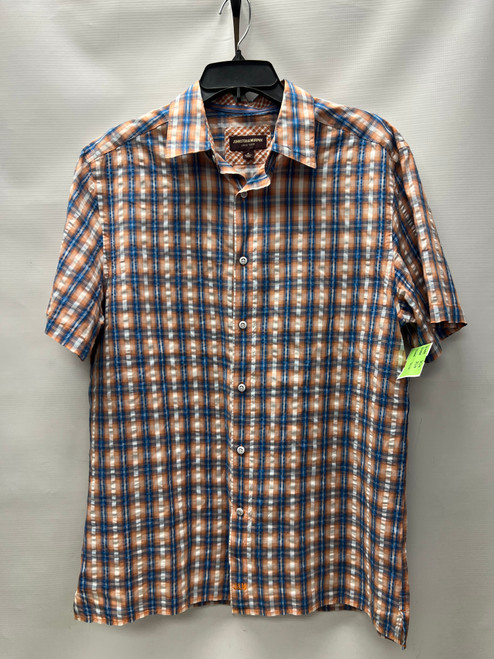 Vist Large View of Product Image Which is Used Johnston & Murphy Mens Short Sleeve Top M/15-15.5