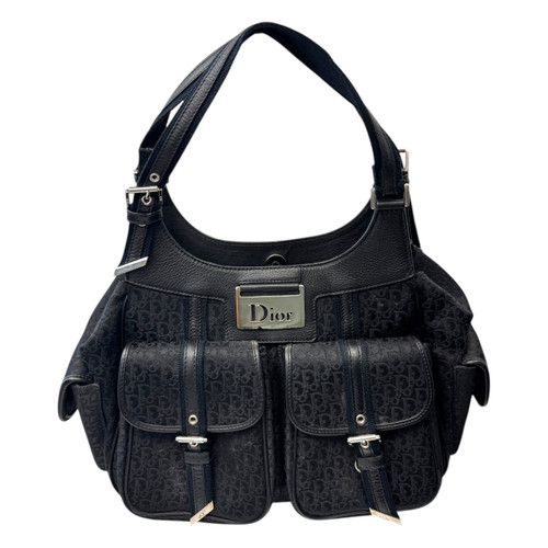 Vist Large View of Product Image Which is Used Christian Dior Street Chic Bag Black