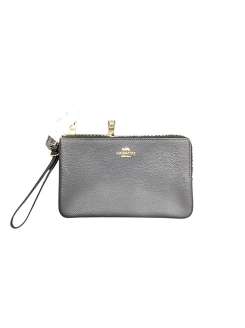 Vist Large View of Product Image Which is Used Coach Leather Wristlet