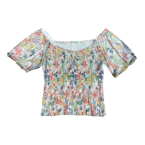 Vist Large View of Product Image Which is Used Anthropologie Short Sleeve Top S-4/6