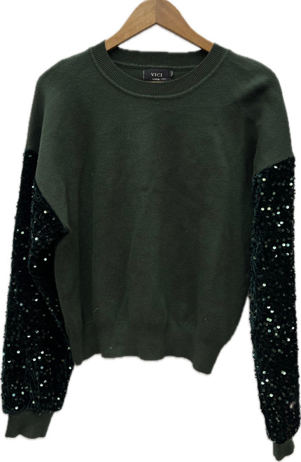 Vist Large View of Product Image Which is Used Vici Lightweight Sweater L-12/14