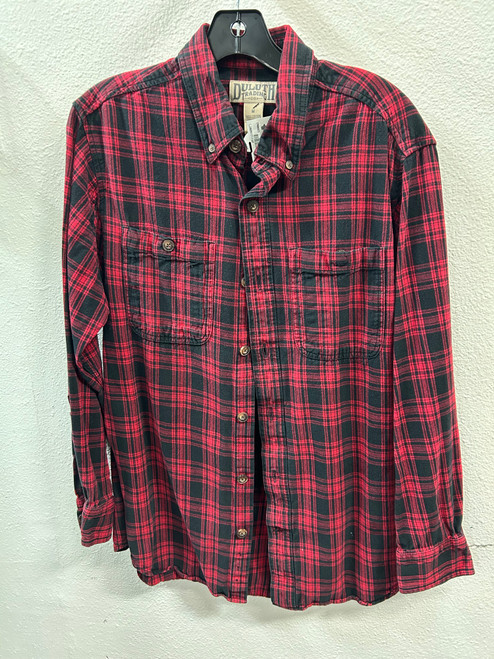 Vist Large View of Product Image Which is Used Duluth Trading Co Mens Long Sleeve Top M/15-15.5