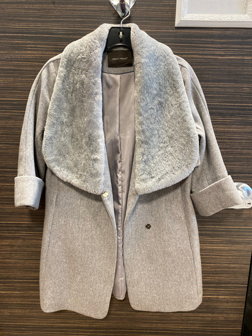 Vist Large View of Product Image Which is Used Unbranded Long Heavy Coat M-8/10