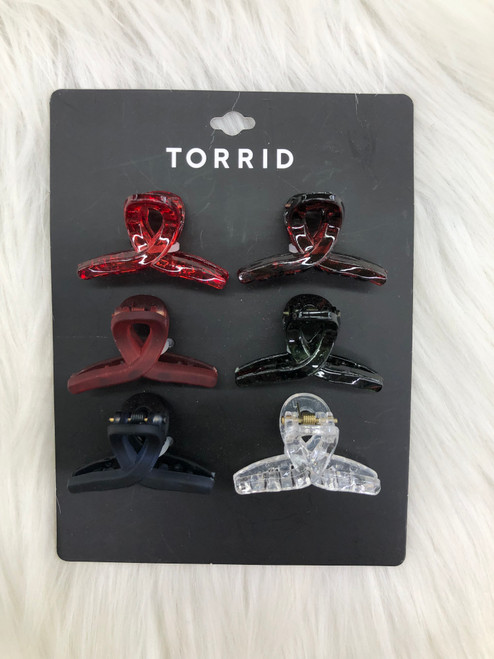 Vist Large View of Product Image Which is Used Torrid 6pc Small Claw Clips
