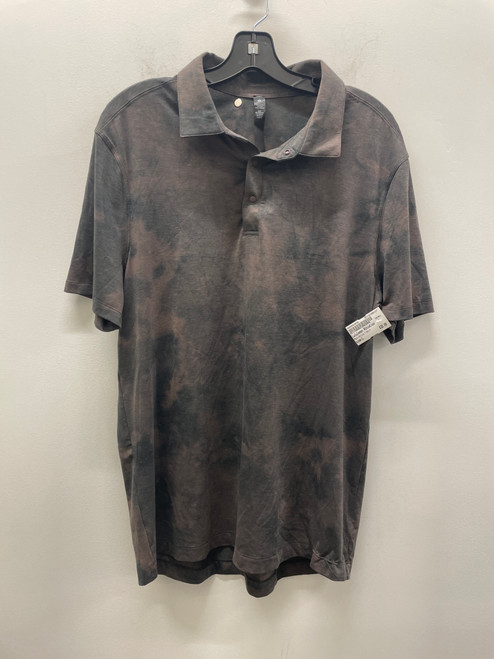 Vist Large View of Product Image Which is Used Grey Lululemon Athletica Mens Active Collared Shirt L