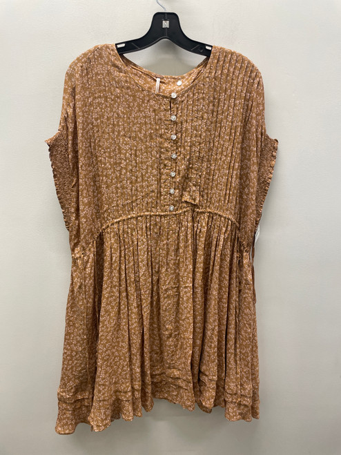 Vist Large View of Product Image Which is Used Brown Floral Free People Short Dress B S-4/6