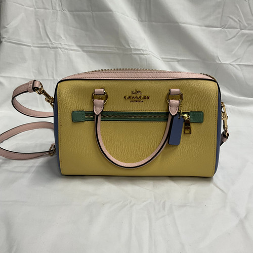 Vist Large View of Product Image Which is Used Coach Large Leather Handbag