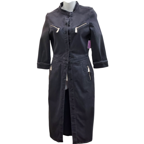 Vist Large View of Product Image Which is Used Own Grey Denim Long Dress F S-4/6