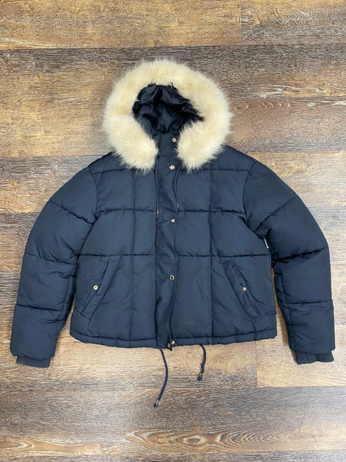 Vist Large View of Product Image Which is Used Topshop Short HeavyCoat M-8/10