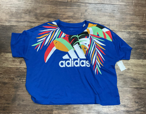Vist Large View of Product Image Which is Used Adidas x Farm Rio T-Shirt M-8/10