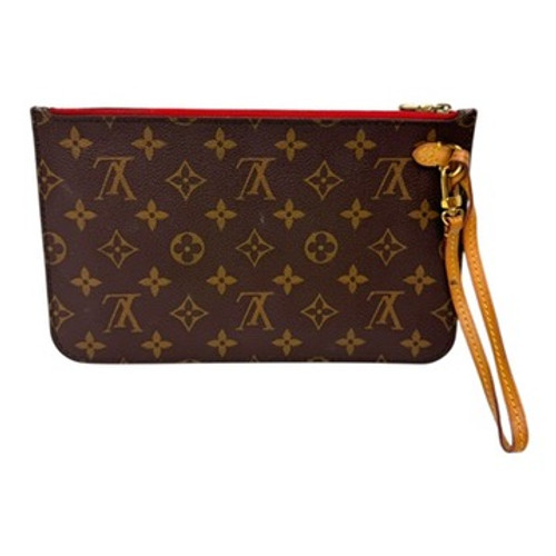 Vist Large View of Product Image Which is Used Louis Vuitton Neverfull MM Pouch Monogram