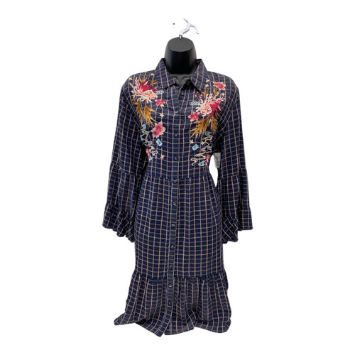 Vist Large View of Product Image Which is Used Johnny Was Short Dress B M-8/10