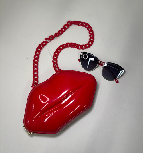 Vist Large View of Product Image Which is Used Betsey Johnson Small Leather Handbag