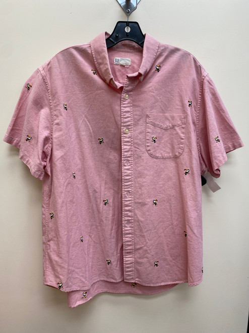 Vist Large View of Product Image Which is Used Gap Mens Short Sleeve Top XL/17-17.5