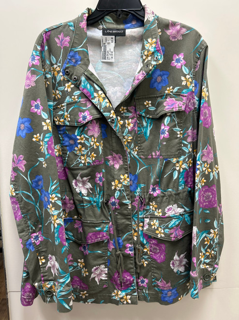 Vist Large View of Product Image Which is Used Lane Bryant Short Light Jacket 1X-18 jff3