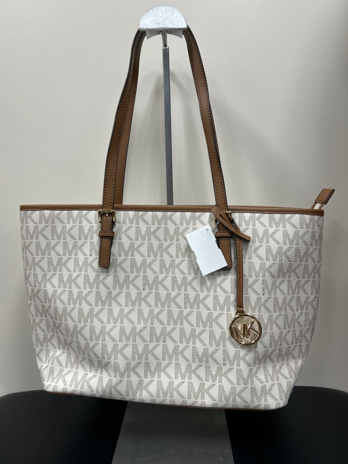Vist Large View of Product Image Which is Used Michael Michael Kors Large Leather Handbag shb