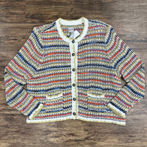 Vist Large View of Product Image Which is Used Nic & Zoe Lightweight Sweater 1X-18