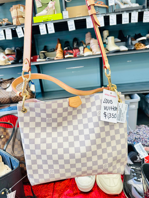 Vist Large View of Product Image Which is Used Louis Vuitton Large Leather Handbag