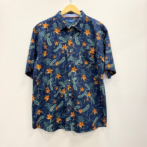 Vist Large View of Product Image Which is Used Carribean Joe Mens Short Sleeve Top XL/17-17.5