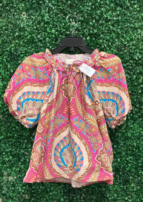 Vist Large View of Product Image Which is Used Love the Label Short Sleeve Top M-8/10