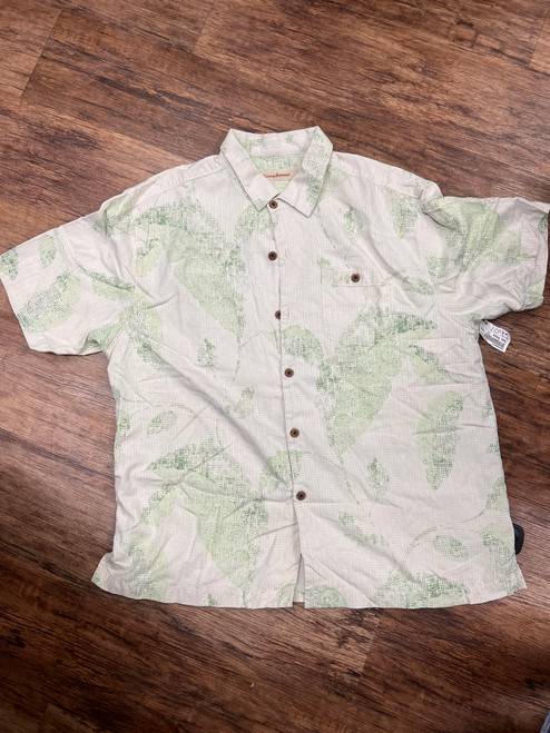 Vist Large View of Product Image Which is Used Tommy Bahama Mens Short Sleeve Top XL/17-17.5