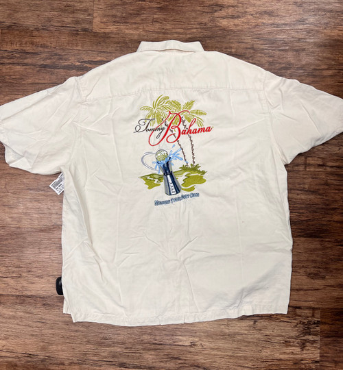Vist Large View of Product Image Which is Used Tommy Bahama Mens Short Sleeve Top XL/17-17.5