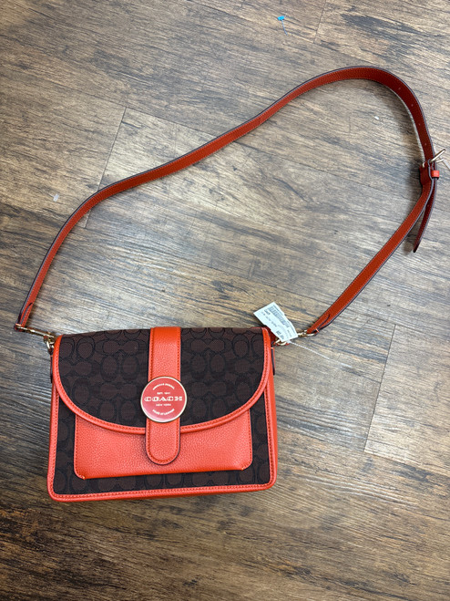 Vist Large View of Product Image Which is Used Coach Large Leather Handbag