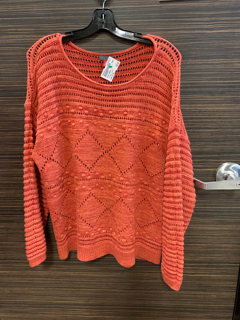 Vist Large View of Product Image Which is Used Vince Camuto Lightweight Sweater XL-16