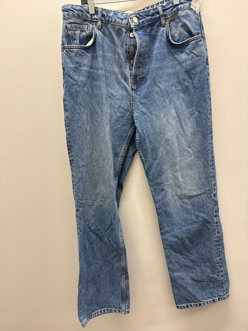 Vist Large View of Product Image Which is Used Blue Reformation Denim L 12-14/31-32